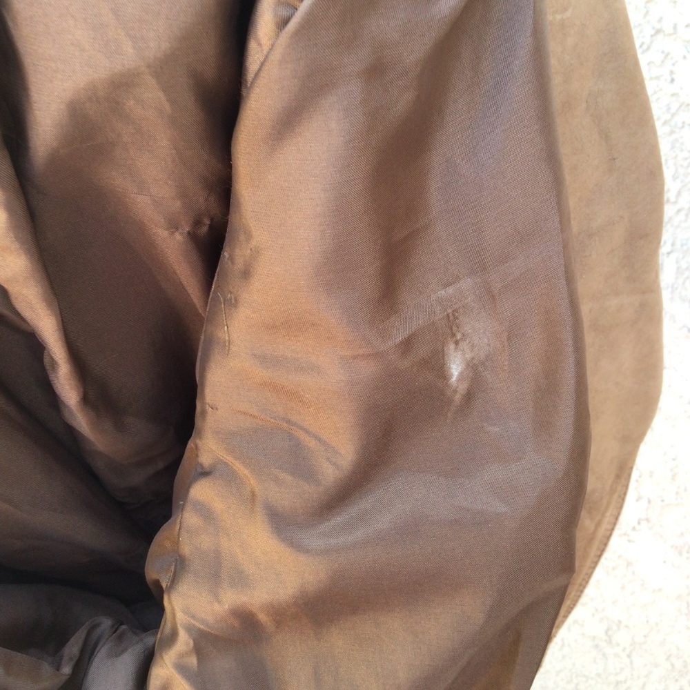 Comint Brown Genuine Leather Jacket Vintage - Picture 2 of 16